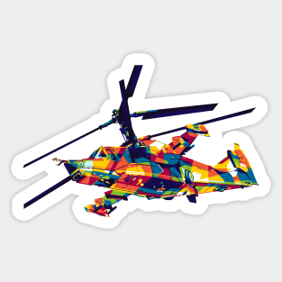 Ka-50 Black Shark Helicopter Sticker
